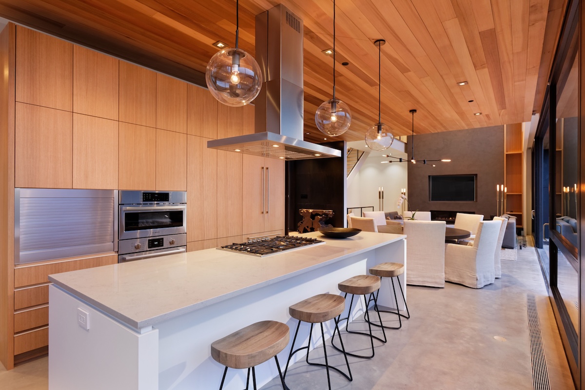 Luxury Aspen vacation rental kitchen with premium finishes